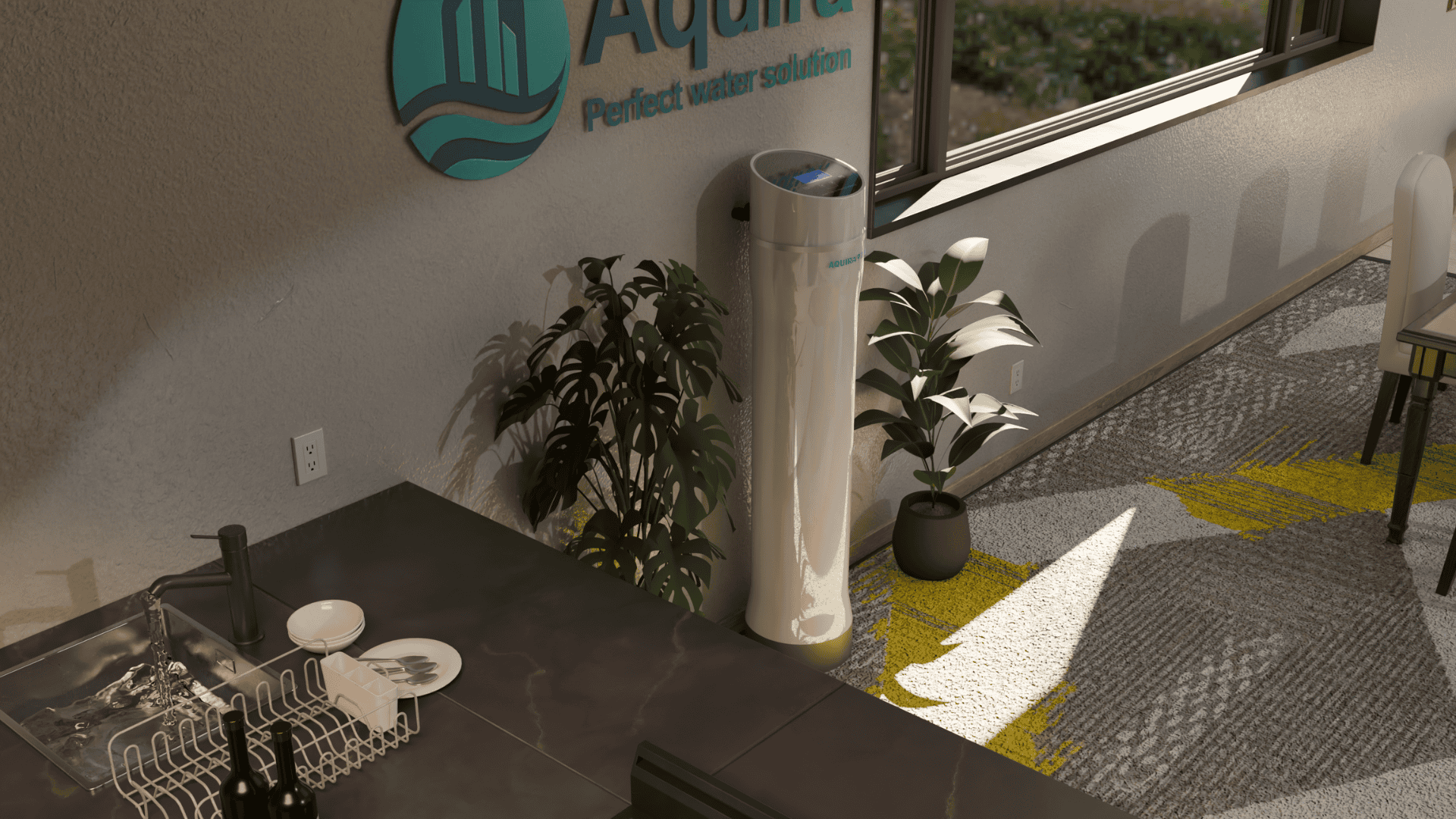 Lọc nước đầu nguồn nhà phố giúp giảm kim loại nặng, cặn vôi và chất ô nhiễm, đồng thời duy trì áp lực nước mạnh cho nhiều phòng sử dụng cùng lúc.