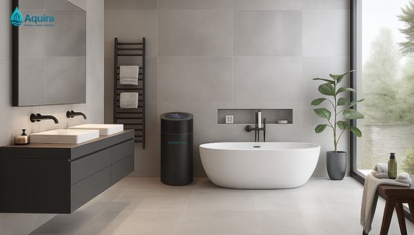 Lắp lọc tổng đầu nguồn giúp loại bỏ tạp chất, vi khuẩn, clo dư và kim loại nặng, bảo vệ sức khỏe cả gia đình, nâng cao chất lượng nước sinh hoạt hàng ngày.