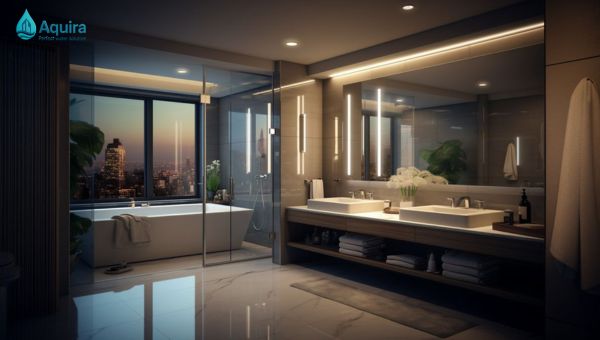 tùy vào diện tích căn hộ và số lượng thành viên sử dụng để chọn công suất model lọc tổng phù hợp với nhu cầu