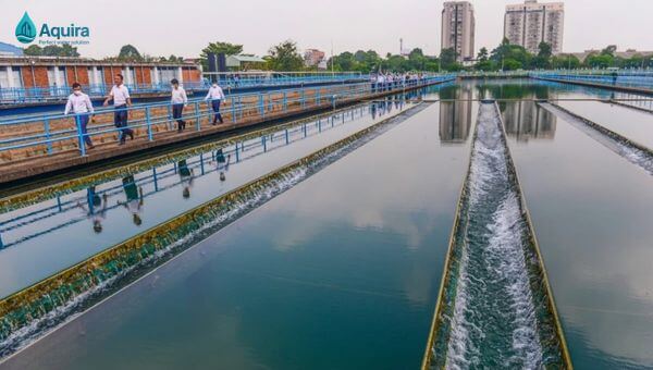 Đánh giá chất lượng nước dựa trên tiêu chuẩn kỹ thuật, số liệu thực tế, nguy cơ ô nhiễm từ bể chứa, đường ống và các yếu tố môi trường xung quanh.