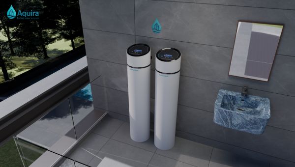 hệ thống xử lý nước đầu nguồn, được lắp đặt ngay tại đường ống chính của biệt thự, villa hoặc khách sạn cao cấp