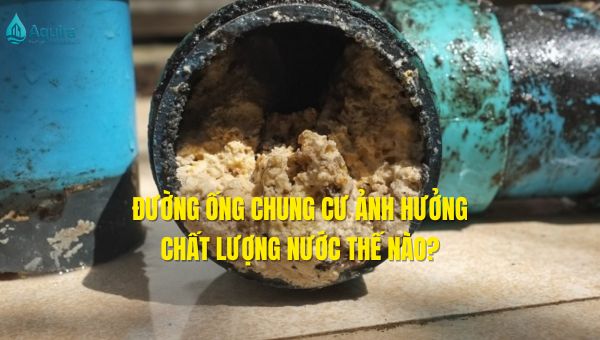 đường ống chung cư ảnh hưởng chất lượng nước