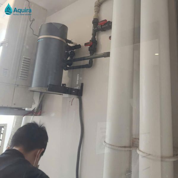 Chu kỳ sục xả và tái sinh hệ thống lọc tổng diễn ra thường xuyên để làm mới nước