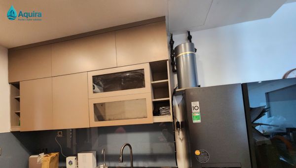 Xử lý nước tại đầu nguồn căn hộ giúp giảm cặn, kim loại và clo dư, góp phần ổn định chất lượng nước cho sinh hoạt hằng ngày.