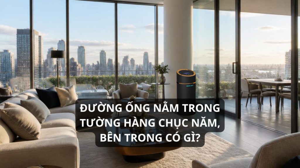Đường ống nằm trong tường hàng chục năm — bên trong có gì