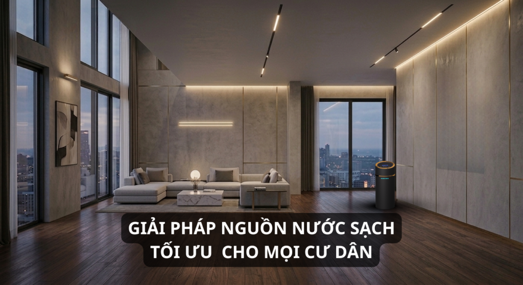 Lọc nước chung cư Aquira: Giải pháp lọc nước sạch toàn diện