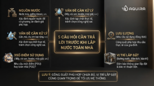 5 yếu tố cần kiểm tra trước khi lắp lọc nước toàn nhà