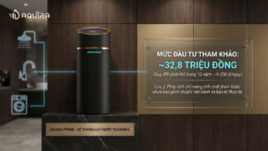 Aquira Prime trong hệ thống lọc tổng cho căn hộ