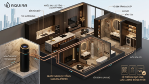 Các điểm sử dụng nước trong căn hộ