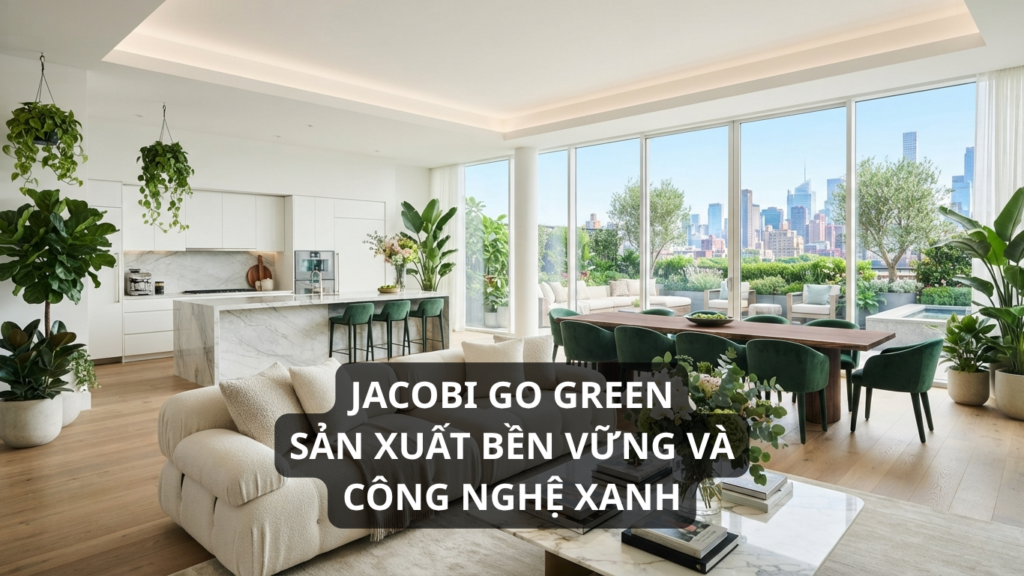 Jacobi Go Green Hành trình hướng đến sản xuất bền vững