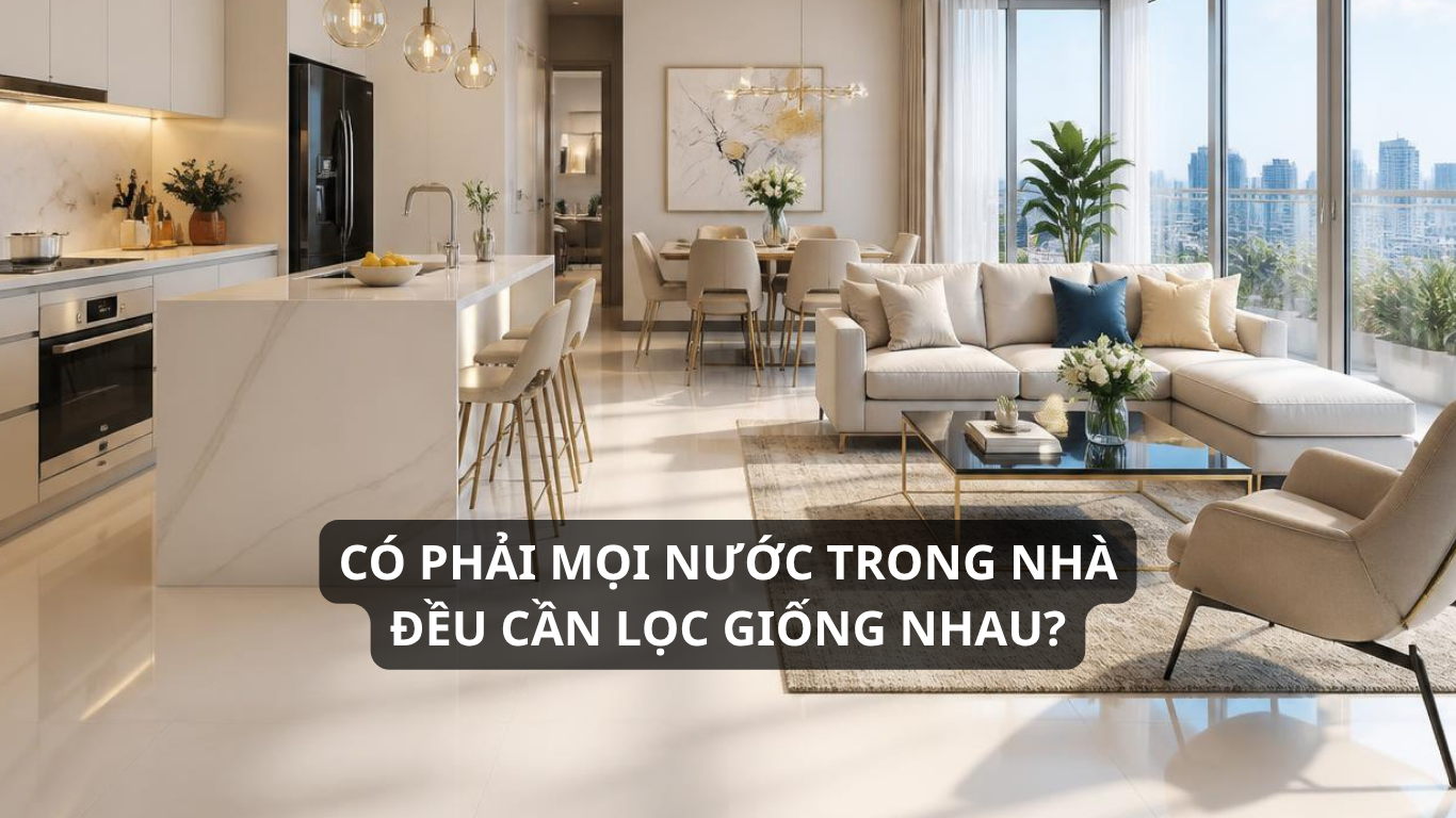 Lọc Nước Toàn Nhà Hay Máy Lọc Nước Uống Gia Đình Cần Gì