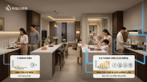 Số người sử dụng ảnh hưởng đến nhu cầu nước