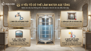 4 yếu tố khiến nước để trong bồn lâu hơn