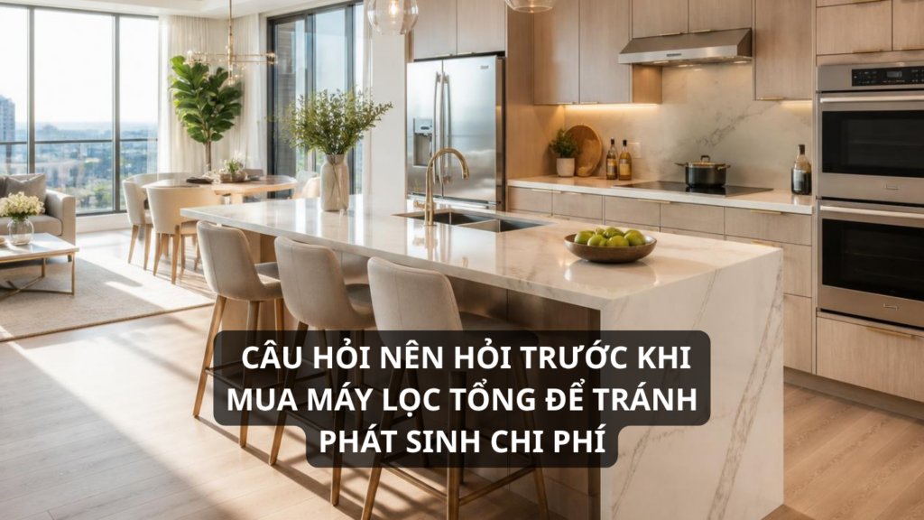 Mua máy lọc tổng: 5 câu cần hỏi để tránh phát sinh chi phí