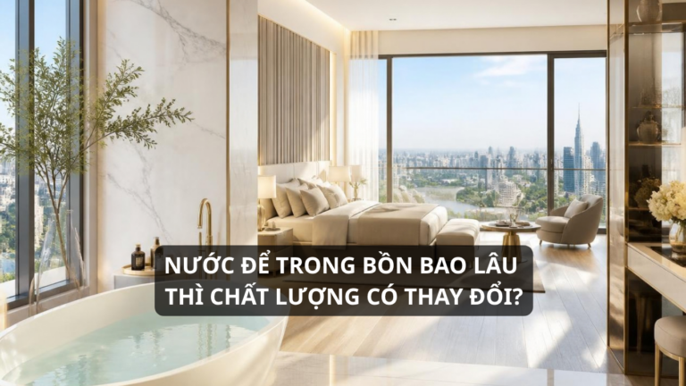 Nước để trong bồn bao lâu thì chất lượng có thể thay đổiNước để trong bồn bao lâu thì chất lượng có thể thay đổi