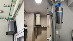 hệ thống lọc nước toàn nhà Aquira sau khi lắp đặt